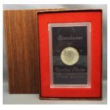 1974-S Proof Eisenhower Silver Dollar in Brown