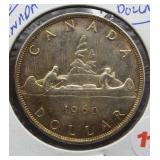 1960 Canadian Silver Dollar.