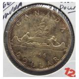 1966 Canadian Silver Dollar.