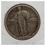1920-S Standing Liberty Silver Quarter.