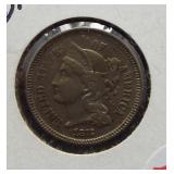 1872 Three Cent Nickel.