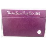 1986 US Proof Set.