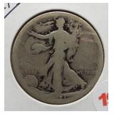 1921-S Walking Liberty Silver Half Dollar.