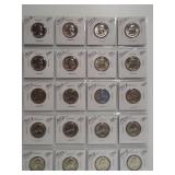 (20) 1955-D UNC Washington Silver Quarters.