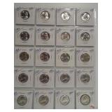 (20) 1964 UNC Washington Silver Quarters.