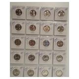 (20) 1964 UNC Washington Silver Quarters.