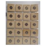 (20) Mercury Silver Dimes. Dates: 1917, 1918,