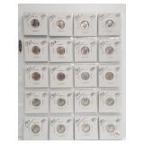 (20) 1964 UNC Roosevelt Silver Dimes.