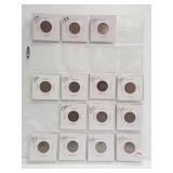 (14) Liberty V-Nickels. Dates: 1899, 1908, 1910,