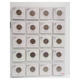 (20) Liberty V-Nickels. Dates: 1899, 1900, 1901,