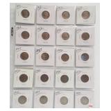 (20) Buffalo Nickels. Dates: 1916, 1917, 1924,