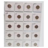 (20) Buffalo Nickels. Dates: 3-1935, 1935-D,