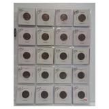 (20) Buffalo Nickels. Dates: 4-1935, 8-1936,