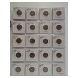 (20) Buffalo Nickels. Dates: 12-1936-S, 8-1937-D.