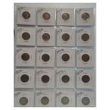 (20) 1937-D Buffalo Nickels.