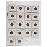 (18) Indian Head Cents. Dates: 1885, 1886, 1889,