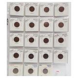 (19) Indian Head Cents. Dates: 2-1899, 1901,