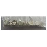 (100) Steel Wheat Cents. Dates: 47-1943-S,