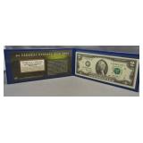 2003 $2 Star note UNC with COA and holder.