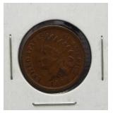 1909 Indian head penny. XF.