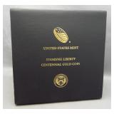 US Mint Standing Liberty centennial gold coin