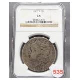 1903 Morgan silver dollar. NGC G6.