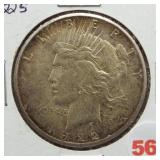 1922-S Peace silver dollar.