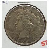 1926-S Peace silver dollar.