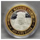 Native American Series .999 silver "Chief