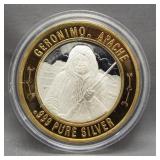 Native American Series .999 silver "Geronimo"