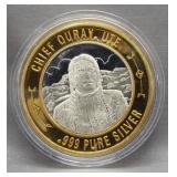 Native American Series .999 silver "Chief Ouray"