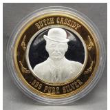 Gunfighters Series .999 silver "Butch Cassidy"