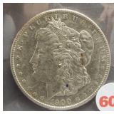 1900-O Morgan silver. VAM 15, Top 100. Dbl stars