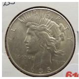1935 Peace silver dollar. Choice BU, Nice coin.