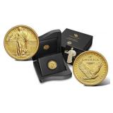 US Mint Standing Liberty centennial gold coin