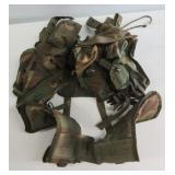Tacticle load bearing vest.