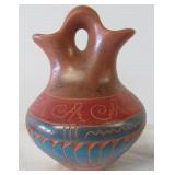 Navajo hand crafted natural horse hair fired