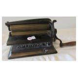 Antique American clamp on pasta maker? Pat. Date