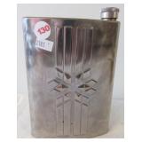 Vintage flask. Measures 6.5" tall.