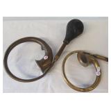 (2) Brass horns (One missing ball).