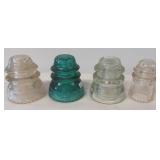 (4) Railroad insulators.