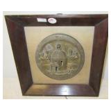 German musical wall plaque. Measures 9" x 9".