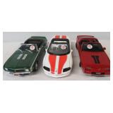 (3) 1:18 Scale die cast cars including 1969