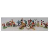 (16) Disney figurines including Bambi, Mickey,
