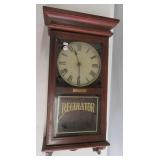 Vintage Hamilton Regulator wall clock. Measures