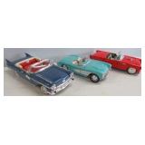 (3) Road Legends 1:18 Scale die cast cars