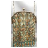 Antique metal mesh purse by Whiting & Davidson.