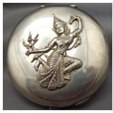 Vintage sterling silver compact with mirror and