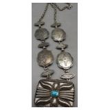 Vintage necklace with Estee Lauder solid perfume