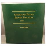 Custom new American silver eagle album Little